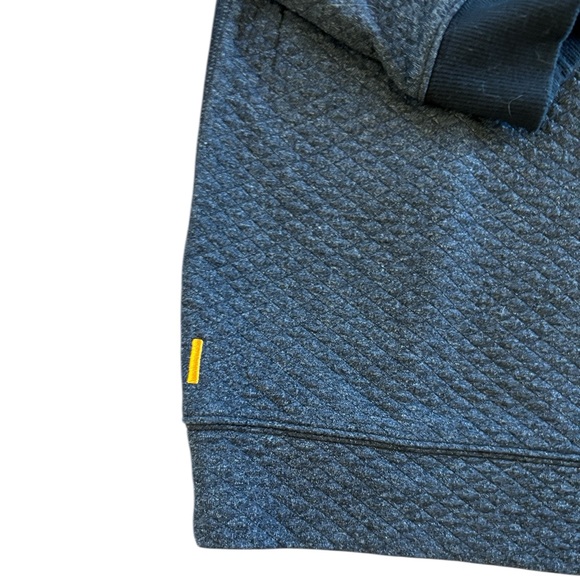 Lucy‎ Black Diamond Quilted Sweatshirt Size Small - Picture 3 of 5